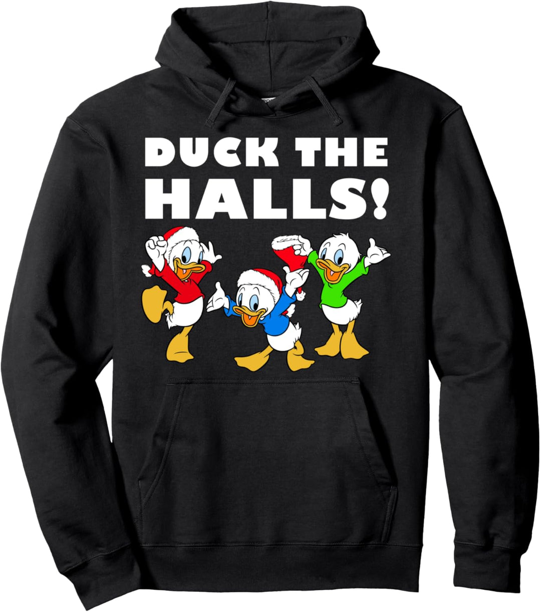Disney Huey Dewey und Louie Duck The Halls Weihnachten Pullover Hoodie