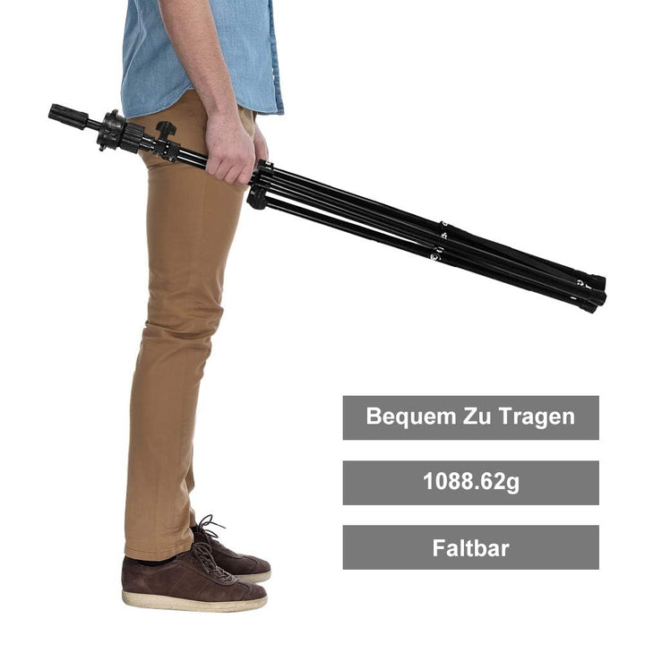 Perückenständer,Stativ für Perücke verstellbarer Stativhalter für Friseur, Stativ Ständer für Friseu