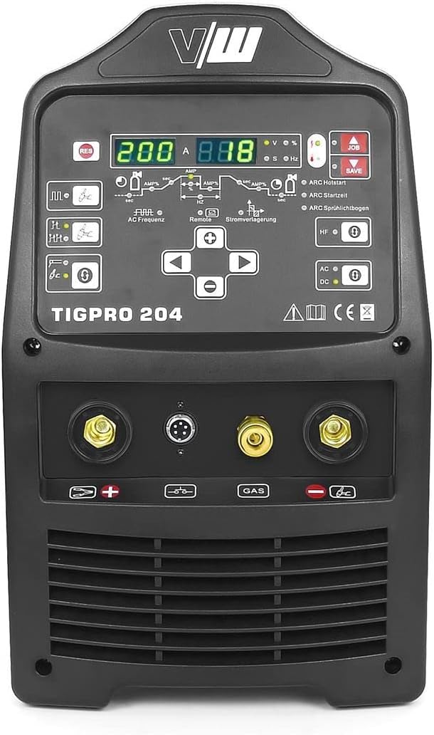 WIG AC DC Schweissgerät 200A - Puls Inverter - MMA Elektrode - IGBT - HF Zündung Pilot - Aluminium s
