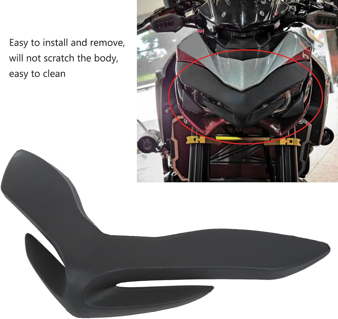 Motorrad-Frontverkleidung, Gummi-Motorrad-Scheinwerfer-Verkleidungsabdeckung Front Beak Nose Cone Ex