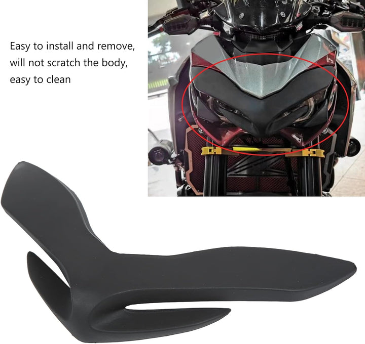 Motorrad-Frontverkleidung, Gummi-Motorrad-Scheinwerfer-Verkleidungsabdeckung Front Beak Nose Cone Ex