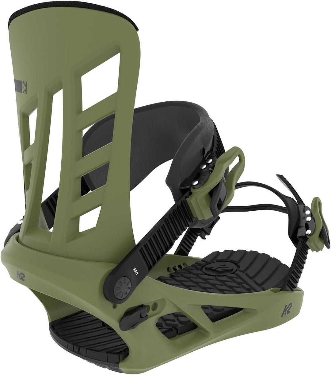 K2 Herren INDY Snowboard-Bindung, Moss, M (EU: 36.5-42 / US: 6-10 / Mondo: 230-270)