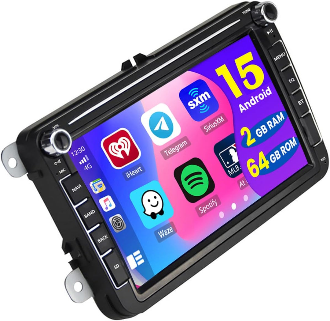 Android 11 Autoradio CarPlay für VW Golf Passat Polo Skoda Tiguan Seat 8 Zoll Touchsreen Car Player