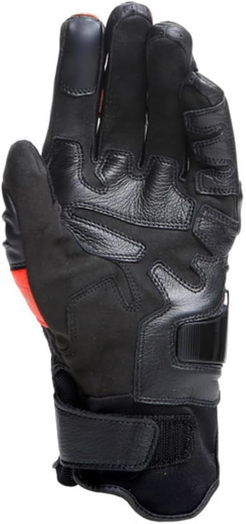 Dainese - Carbon 4 Short Gloves, Kurze Motorradhandschuhe aus Leder, mit Knöchelprotektoren aus Carb