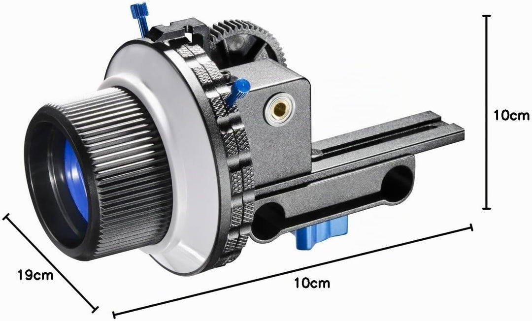 Walimex Pro Follow Focus Twin-Stop Schärfezieheinrichtung, Follow Focus Twin-Stop