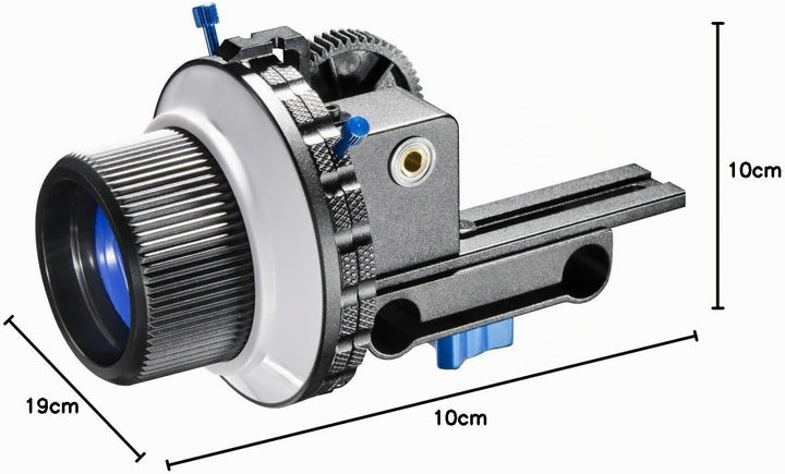 Walimex Pro Follow Focus Twin-Stop Schärfezieheinrichtung, Follow Focus Twin-Stop