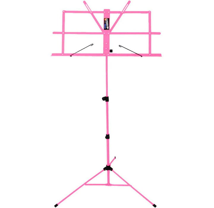keepdrum MUS2PK Notenstaender Notenpult Pink Rosa + 10 Notenpult Magnete MG10, Rosa