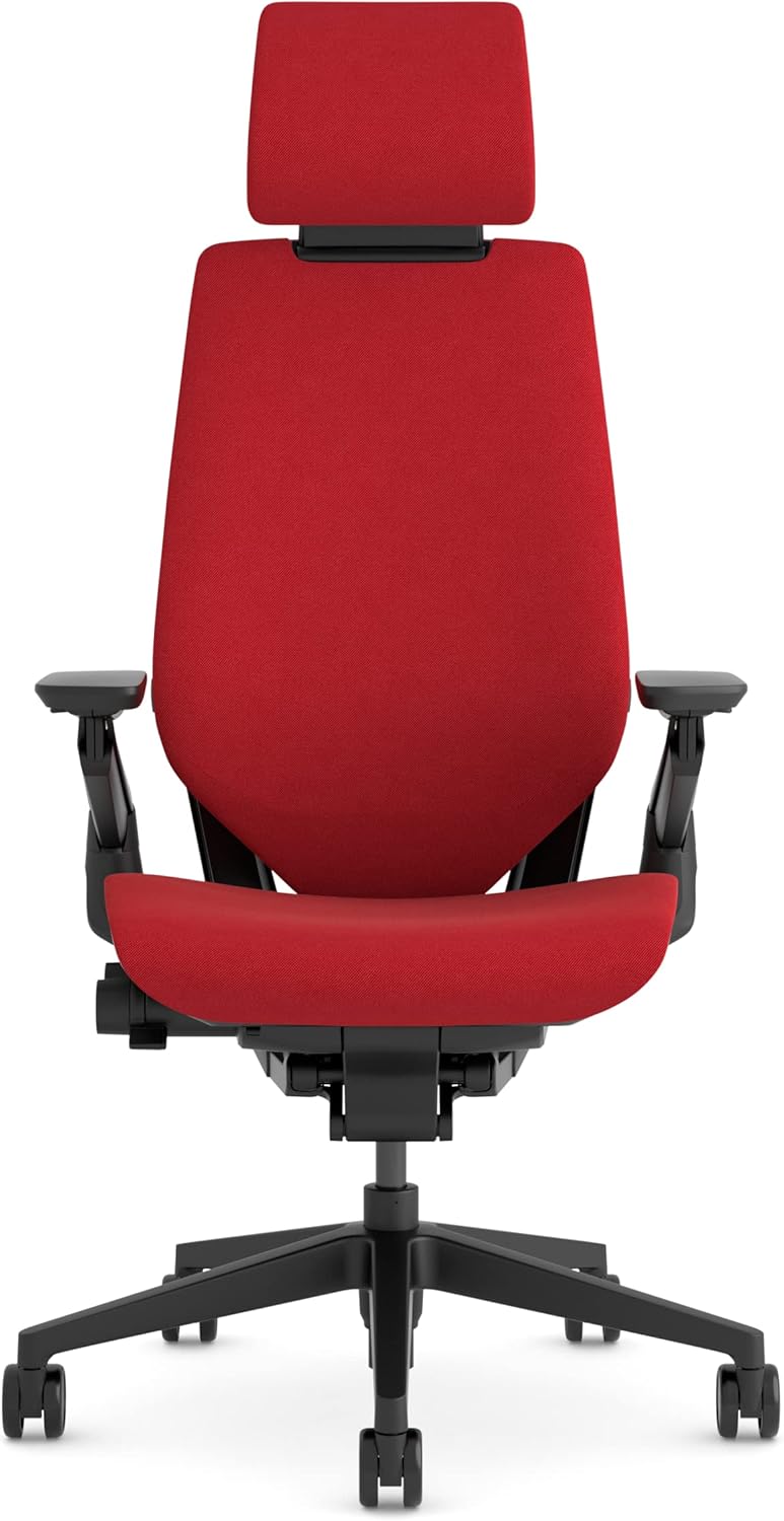 Steelcase Gesture Ergonomischer Bürostuhl mit 360° Armlehnen, 3D-Live Back Lumbalstütze, anpassbarer