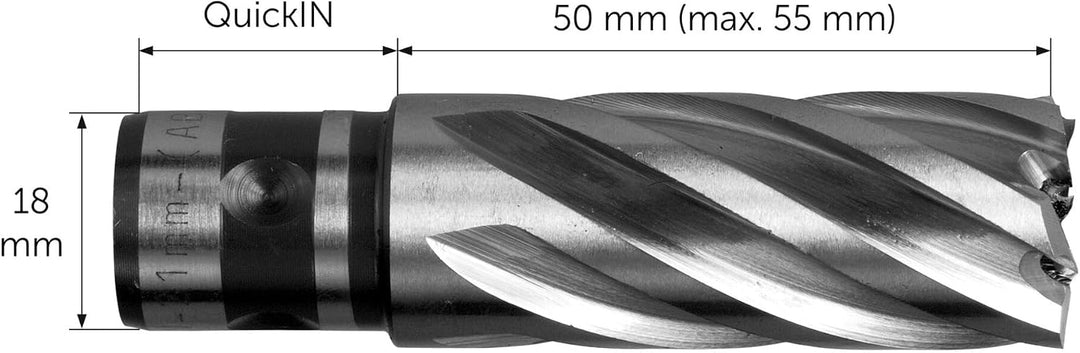 Fein HSS Nova 50 Kernbohrer mit QuickIN-Aufnahme, 63133150052