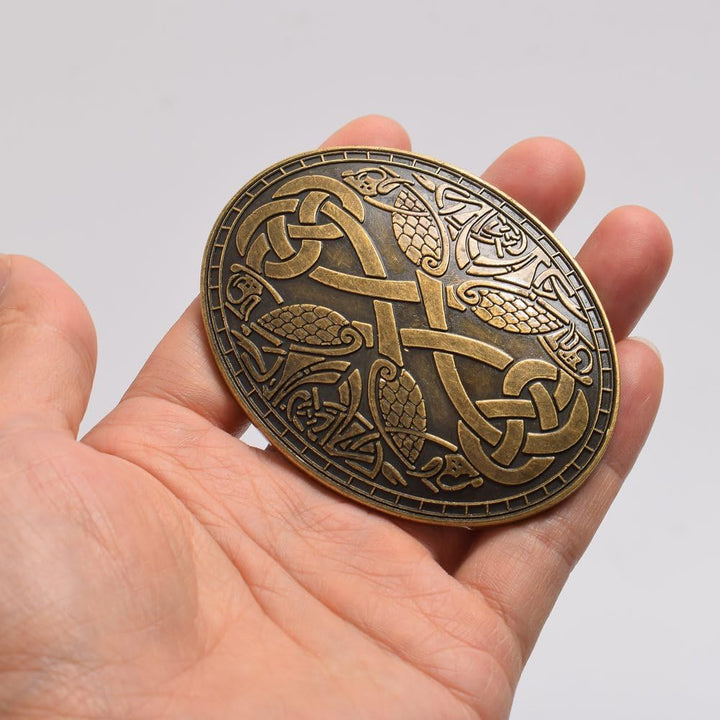 GRACEART Mittelalterlich Wikinger Brosche (1 x Paar)