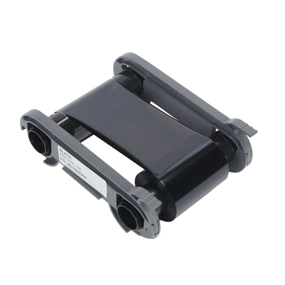 Evolis RCT023NAA - Colour Ribbon, Black - Monochrome - for up to 2000 Cards, for Primacy, Zenius, El