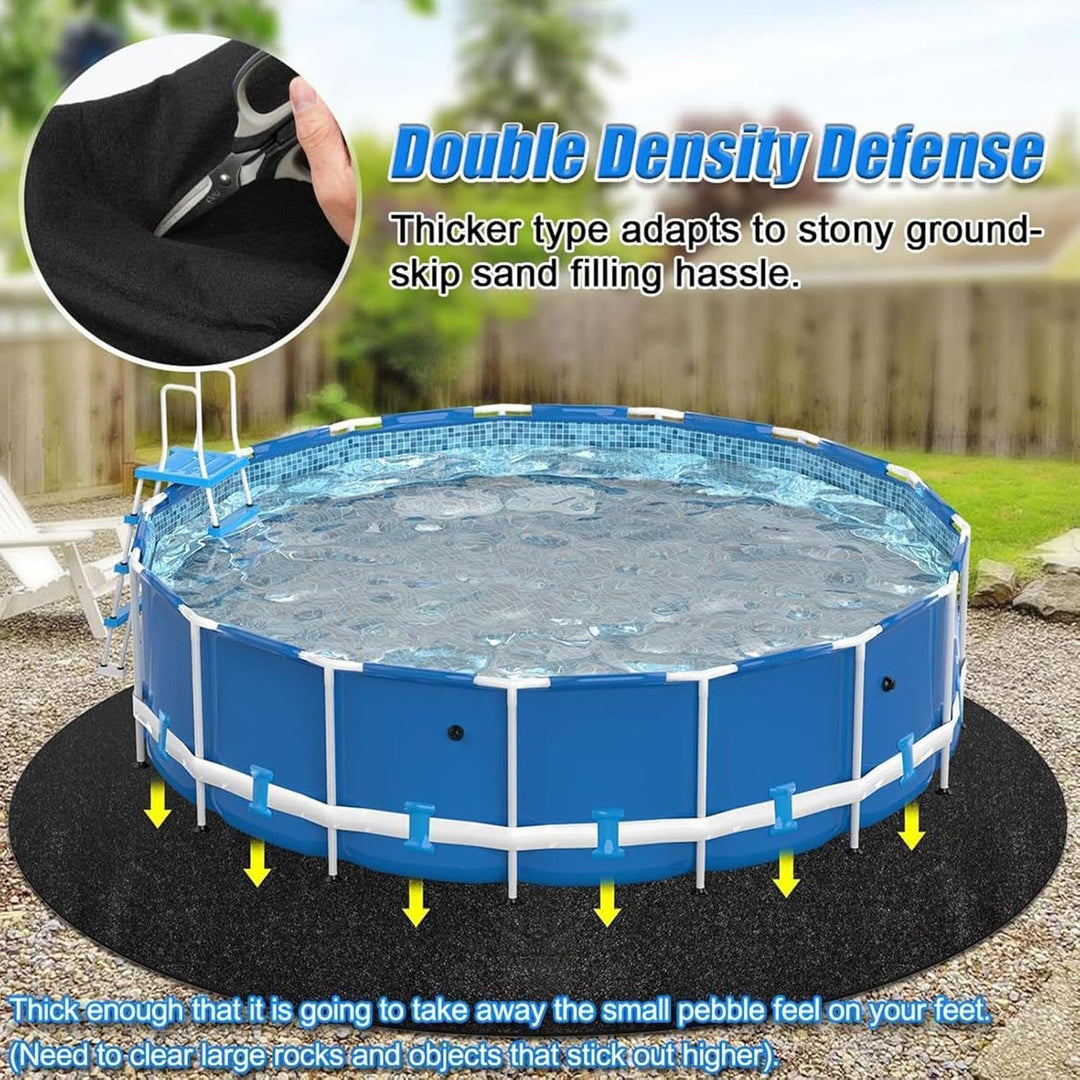 Boden Pool Liner Pad Runde Pool Matten Pools Bodentuch Schutzboden Pools Boden Geotextil Protector R