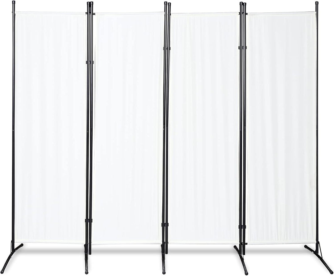 Gimisgu Paravent 200x170cm Raumteiler Gross Garten Stellwand Trennwand Balkon Sichtschutz, 4 Teilig,
