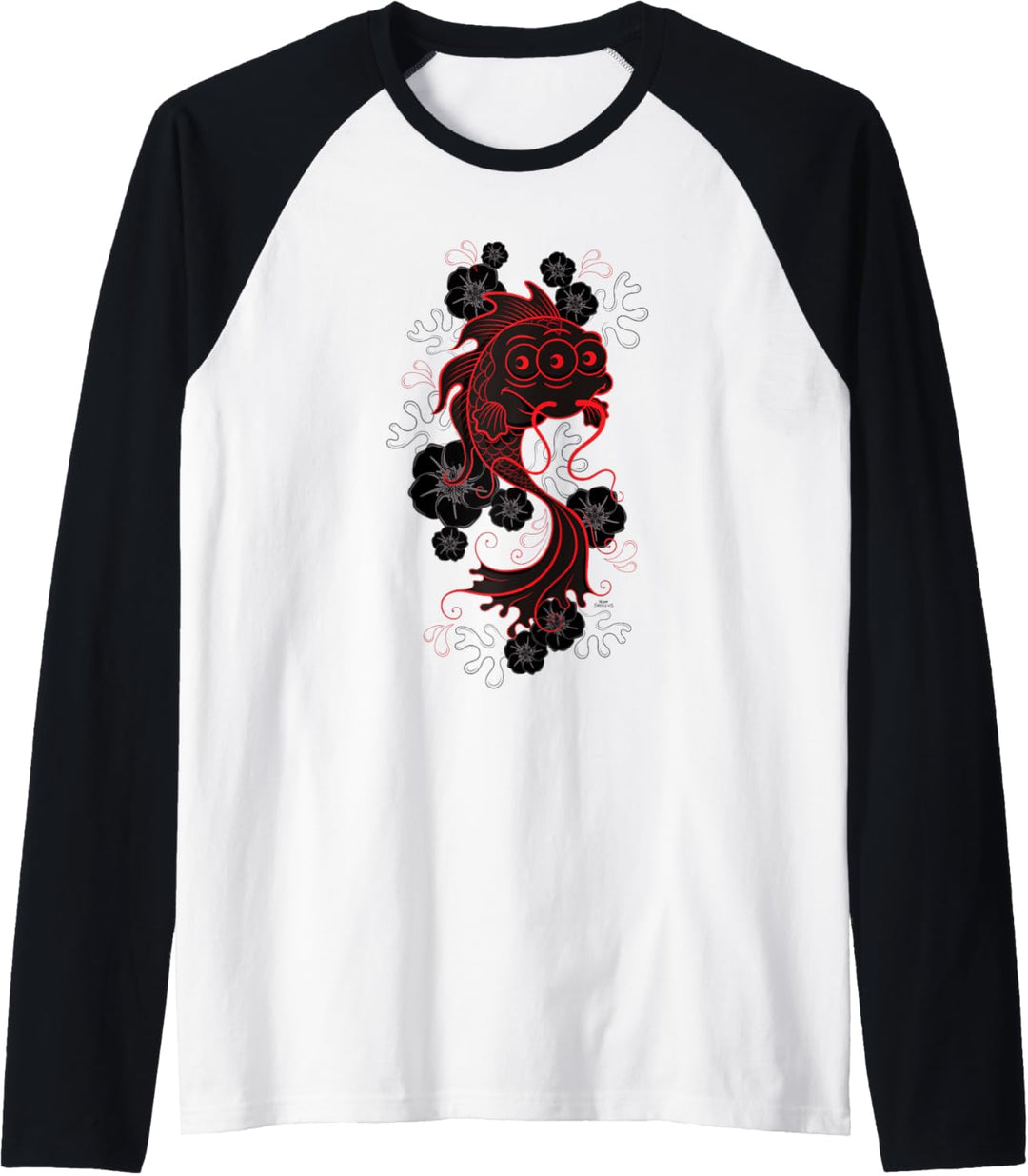The Simpsons Blinky the Koi Fish Raglan