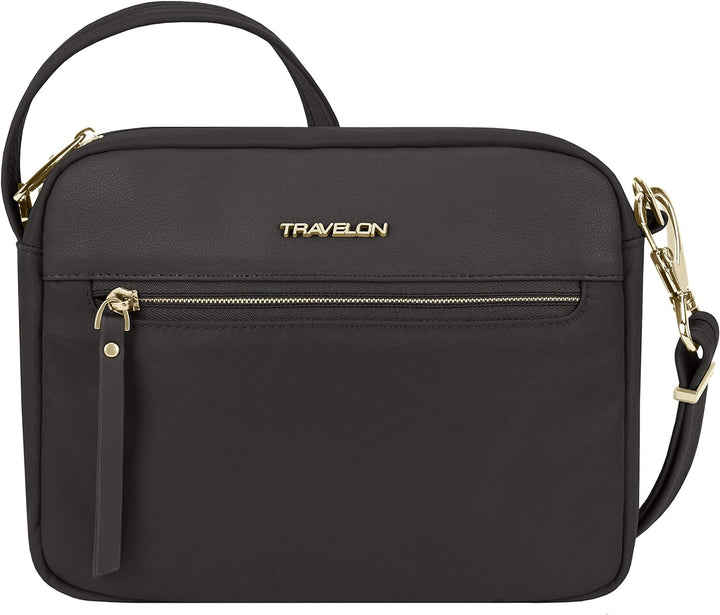 Travelon Unisex Addison Umhängetasche Einheitsgrösse Schwarz, Einheitsgrösse Schwarz