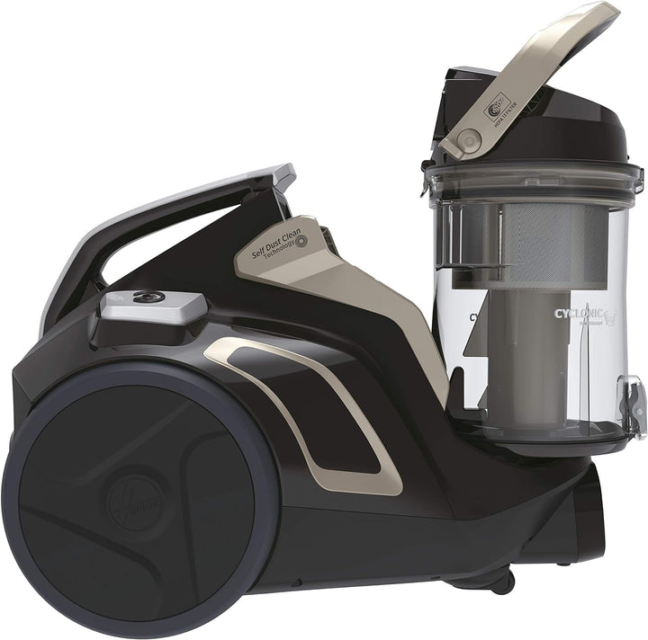 Hoover H-POWER 700 Bodenstaubsauger mit Tierdüse – beutelloser Staubsauger mit Zyklon- & Selbstreini