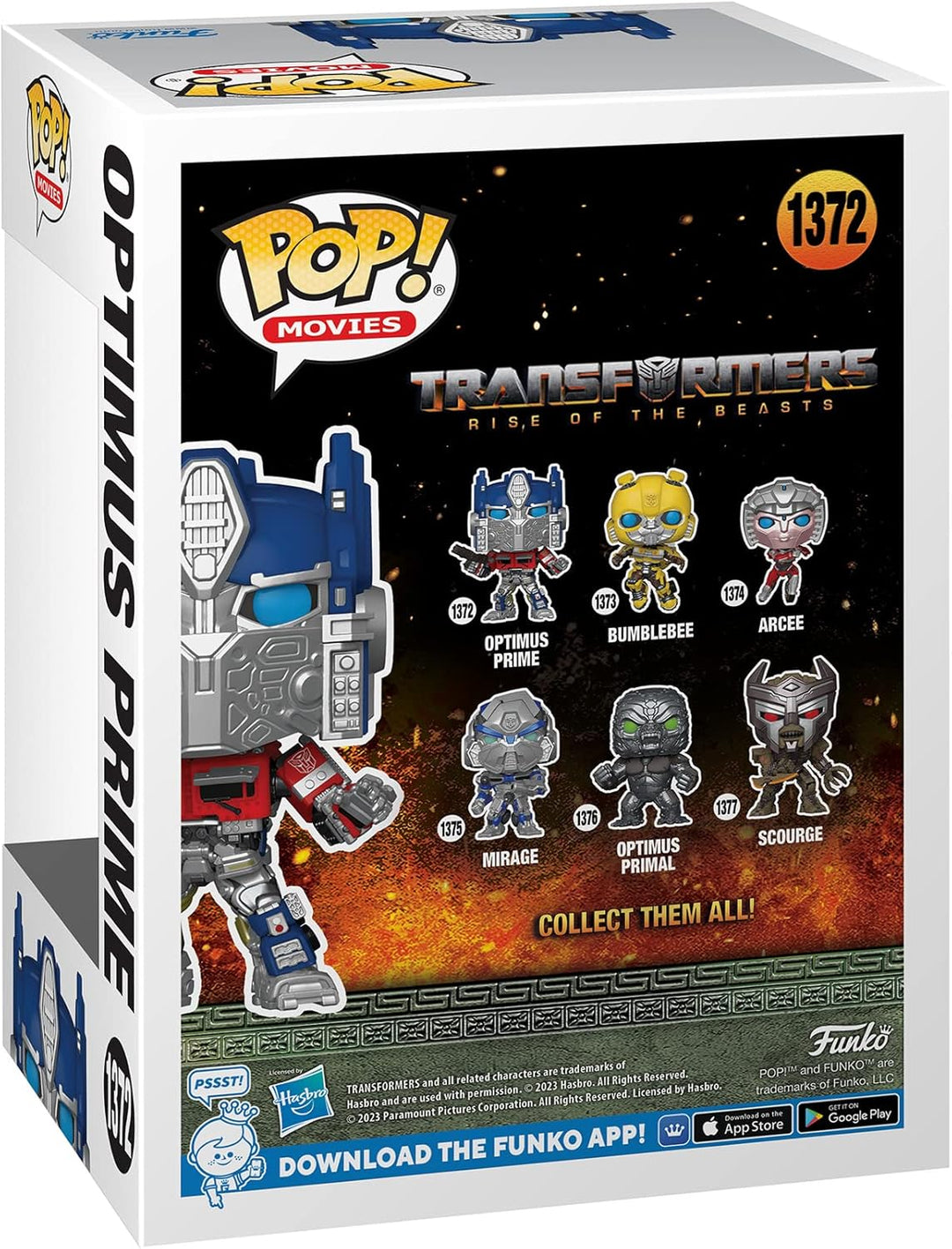 Funko Pop! Movies: Transformers: Rise of The Beasts - Optimus Prime - Vinyl-Sammelfigur - Geschenkid