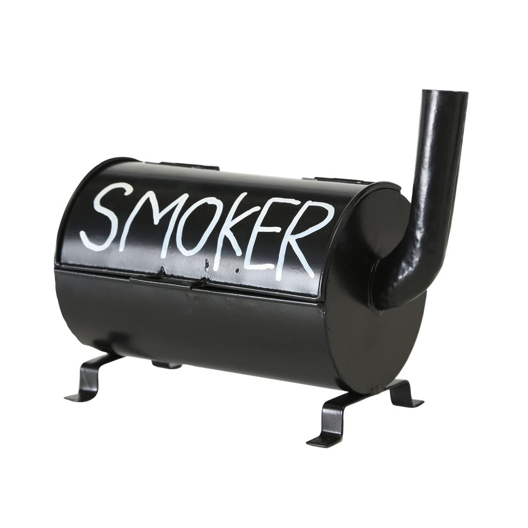 Boltze Aschenbecher Smoker (Sturmaschenbecher aus Metall, 20x10 cm, Geschenkidee für Raucher, Farbe
