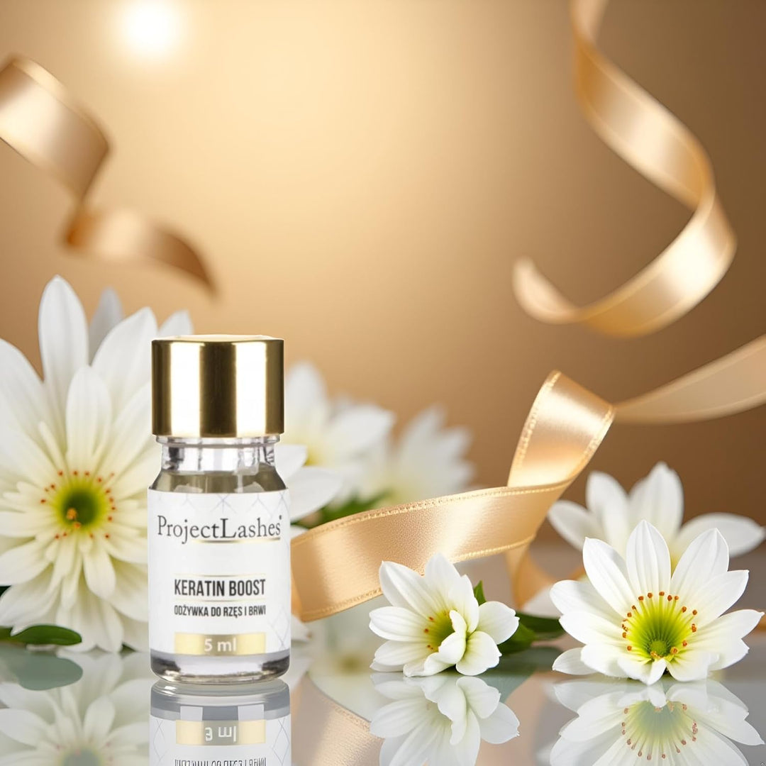 Keratin Serum für Wimpern & Augenbrauen – Travel & Brunette Lift – Nährende Keratinpflege mit Malven