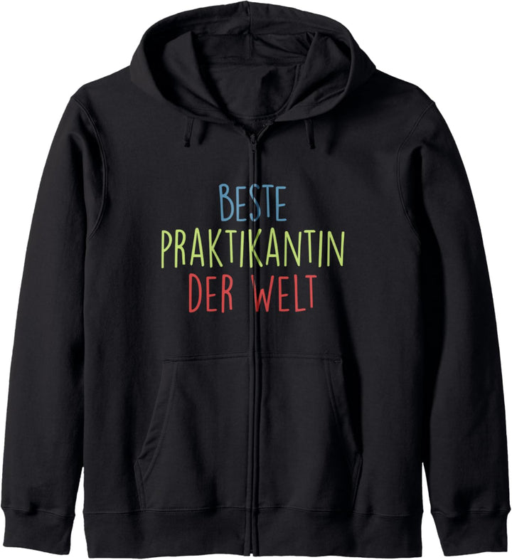Beste Praktikantin Der Welt Praktikum Azubi Ausbildung Kapuzenjacke