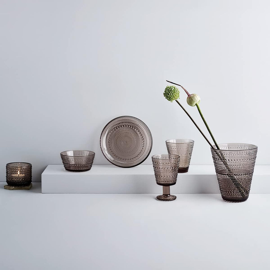 Iittala 1051136 Kastehelmi 2-er Set Gläser, 26cl, leinen, Glas 26 cl Leinen, 26 cl Leinen