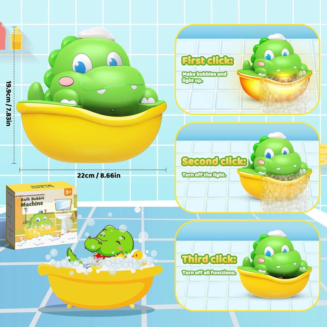 Adeokay Badewannenspielzeug ab 1 2 3 4 Jahre, Spielzeug ab 1 2 3 4 Jahre Schaummaschine Badewanne Le