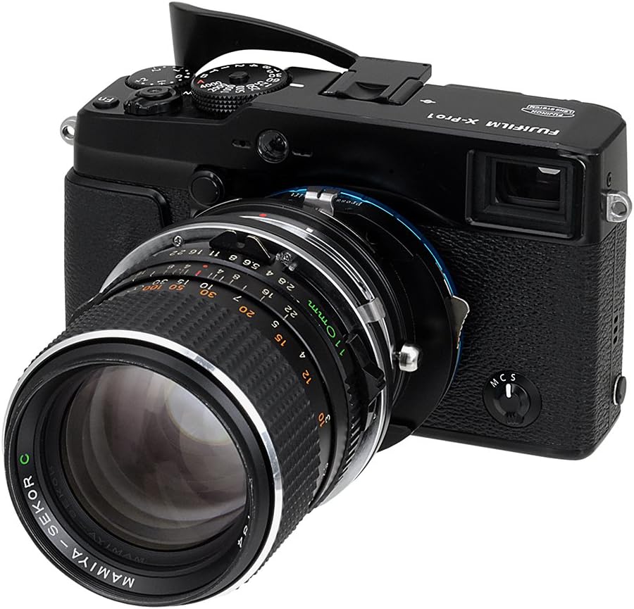 Fotodiox Pro Combo Shift Lens Adapter Kit Compatible with Mamiya 645 MF Lenses on Fujifilm X-Mount C