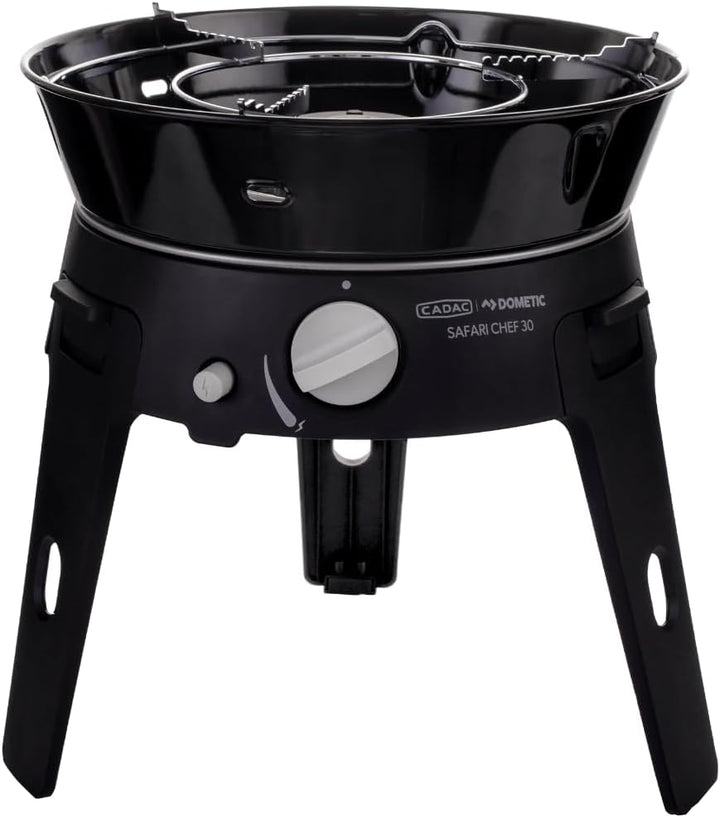 CADAC - Safari Chef 30 HP Combo - Tragbare Grills - GreenGrill-Keramikbeschichtung – inkl. Tragetasc