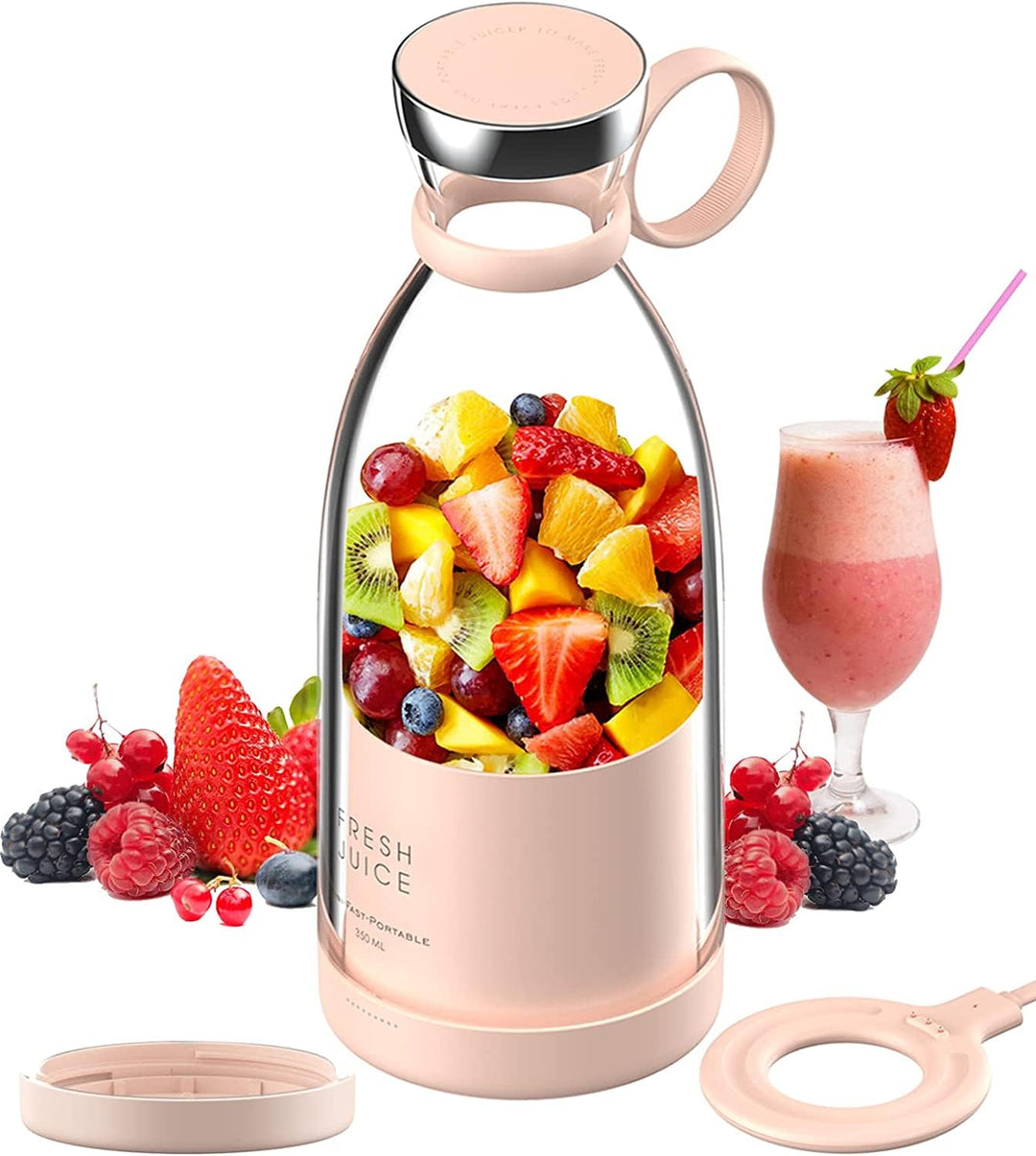 Fresh Juice tragbarer Mixer to go, für Smoothie, persönlicher Mixer, kabelloser Obst-Mixer, wiederau