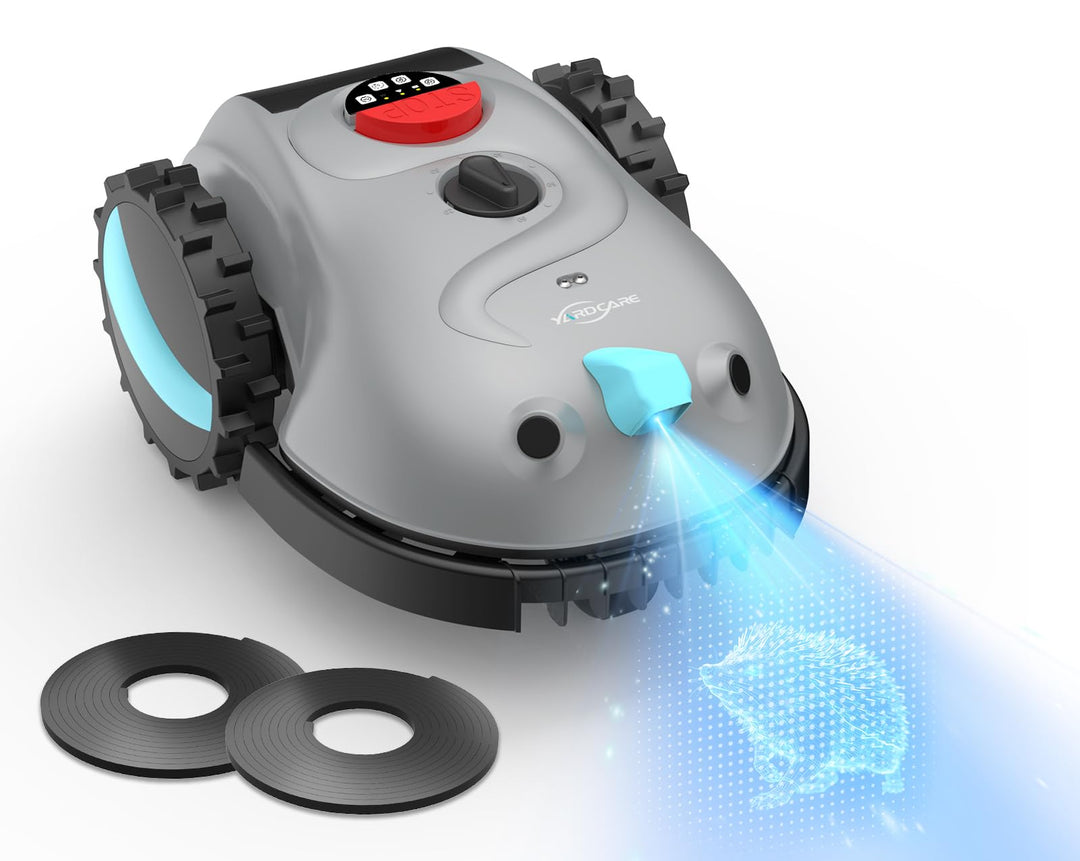YARDCARE V100 Mähroboter ohne Begrenzungskabel, mit KI-Vision Navigation, Kein RTK, Kein Signalabbru