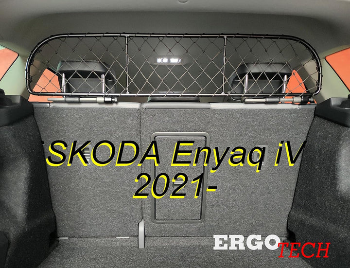 Ergotech S.r.l. Trenngitter für Skoda Enyaq IV (2021-) RDA65-XS8, für Transport von Hunden und Gepäc