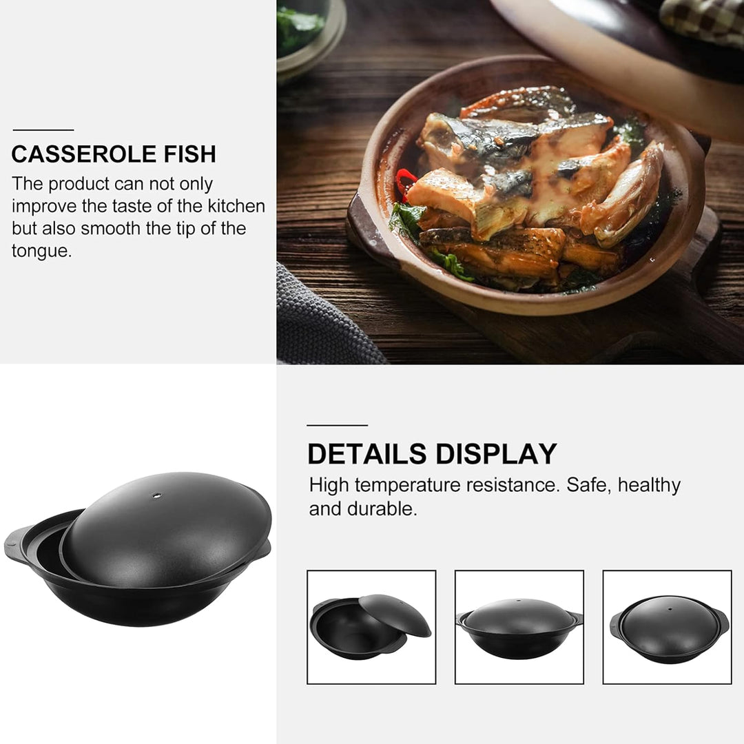 UPKOCH 1 Satz Topf Aus Antihaft-Aluminium Reis Tontopf Schmortopf Aus Keramik Kasserolle Tontopf Kle