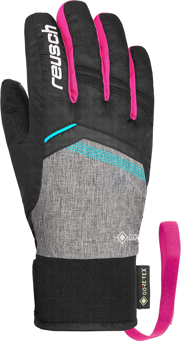 Reusch Jungen Bolt Gore-tex Junior Warmer, wasserdichter und atmungsaktiver Winterhandschuh 6.5 schw