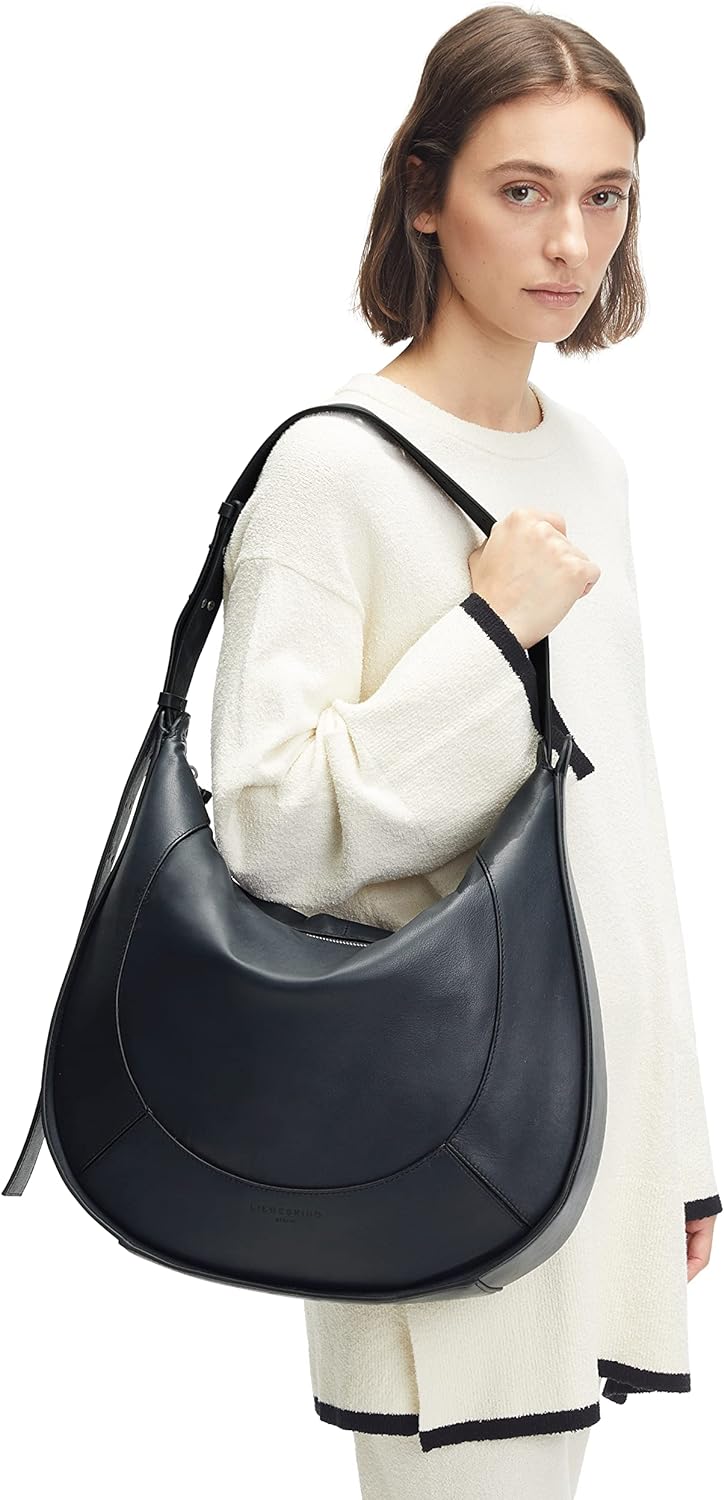 Liebeskind Damen Hobo L Dark Night, Dark Night