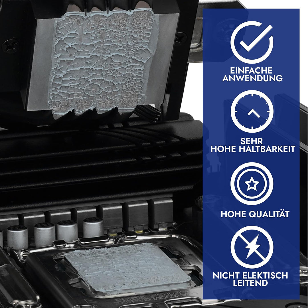 Polartherm X-10 - By Thermal Grizzly - 40g - Wärmeleitpaste für CPU & GPU - Sehr hohe Wärmeübertragu
