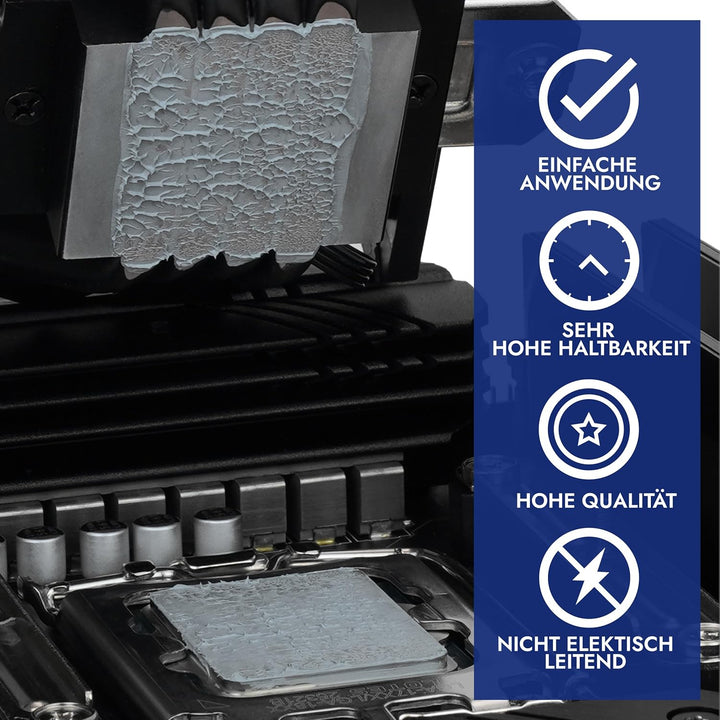 Polartherm X-10 - By Thermal Grizzly - 40g - Wärmeleitpaste für CPU & GPU - Sehr hohe Wärmeübertragu