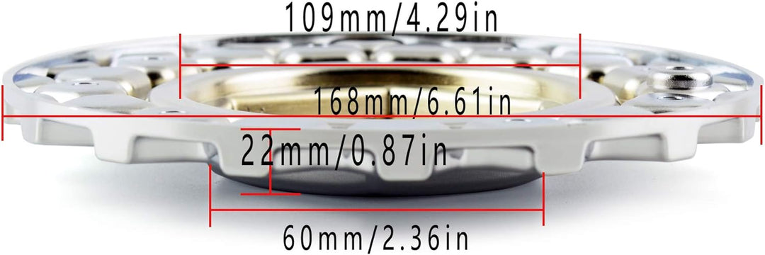 4 x 168mm Radnabenkappen Silber Nabenkappen Felgendeckel für BBS 09.24.004 09.24.028