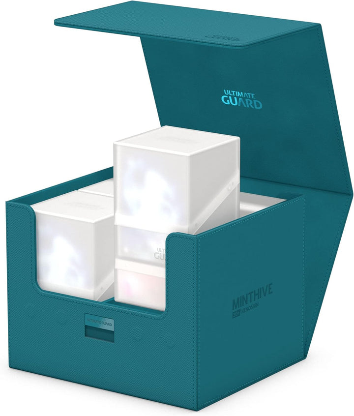 Ultimate Guard UGD011329 Minthive 30+ XenoSkin Petrolblau Kartenbox, Petrolblau