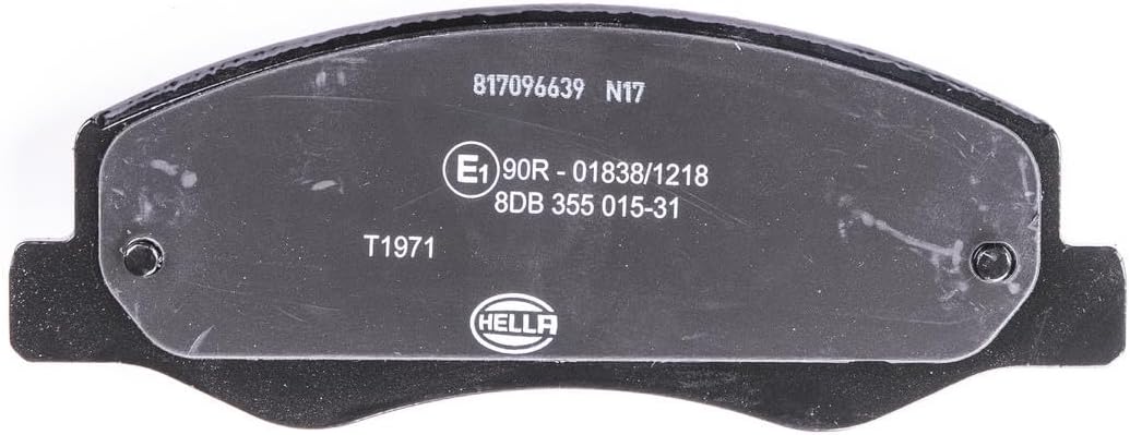 HELLA PAGID 8DB 355 015-311 Bremsbelagsatz - T1971 - Dicke/Stärke: 18mm - Bremssystem: Brembo - mit