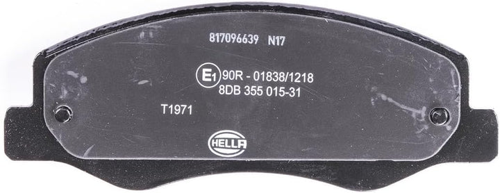 HELLA PAGID 8DB 355 015-311 Bremsbelagsatz - T1971 - Dicke/Stärke: 18mm - Bremssystem: Brembo - mit