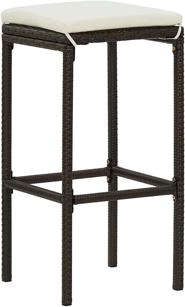 vidaXL 6X Barhocker mit Kissen Barstuhl Tresenhocker Küchenhocker Thekenhocker Tresenstuhl Thekenstu