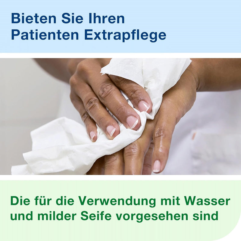 Tork 742200 weiches Waschtuch Premium 1-lagig / extra weiche Pflegetücher für die Pflege von Patient