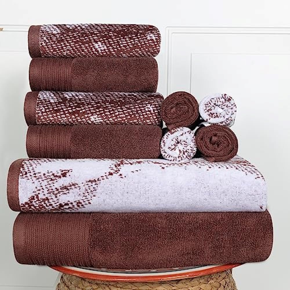 SUPERIOR Baumwolle Handtücher Set Saugfähig Schnell Trocknend 10 Teile Handtücher Badezimmer Dekor M