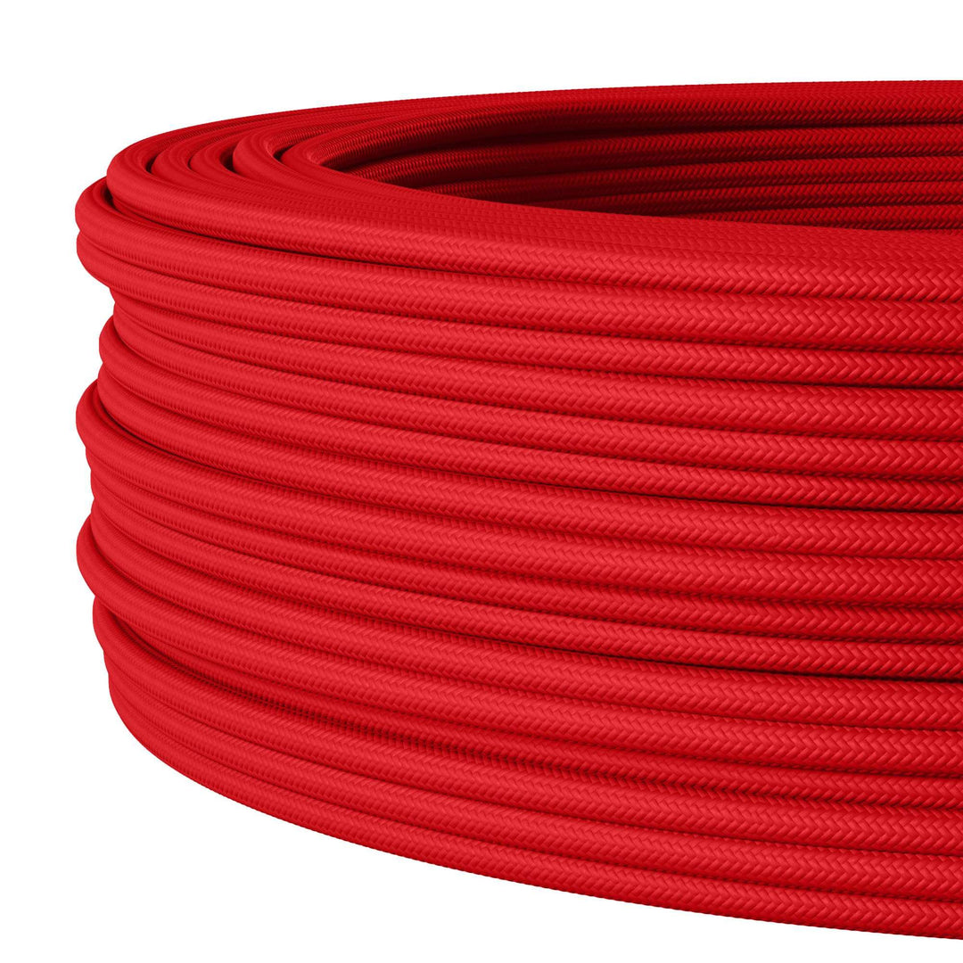 Textilkabel für flexible Elektroinstallation (H05VV-F), Stoffkabel 3x1.5mm², Aufputz-Textilkabel, In