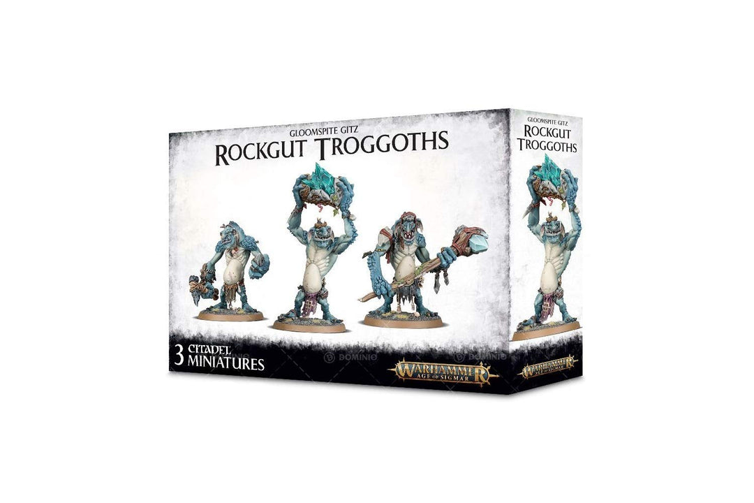 Games Workshop - Warhammer Age of Sigmar - Gloomspite Gitz: Rockgut Troggoths, Medium