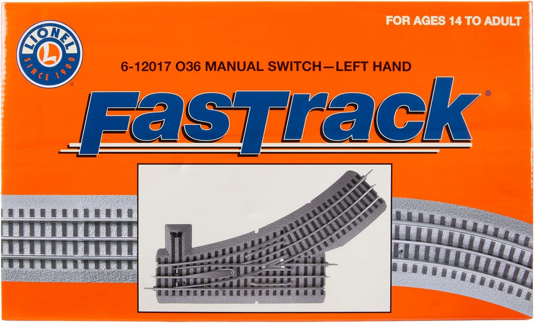 Lionel 612017 FasTrack Elektrisches O-Messgerät Manueller, Linker Schalter, O36 Manual Switch O36 Ma