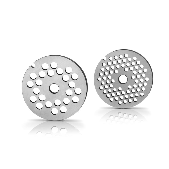 Bosch Lochscheiben MUZ45LS, für Fleischwolf, 2 Scheiben: 3mm, 6mm, Edelstahl, spülmaschinengeeignet,
