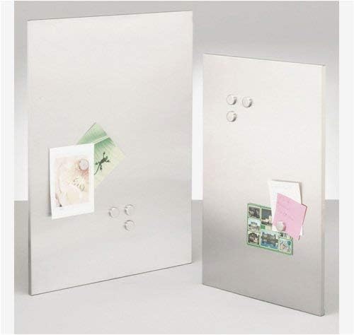 Zeller 11119 Magnettafel 60 x 80 cm, edelstahl 60 x 80 cm Single, 60 x 80 cm Single