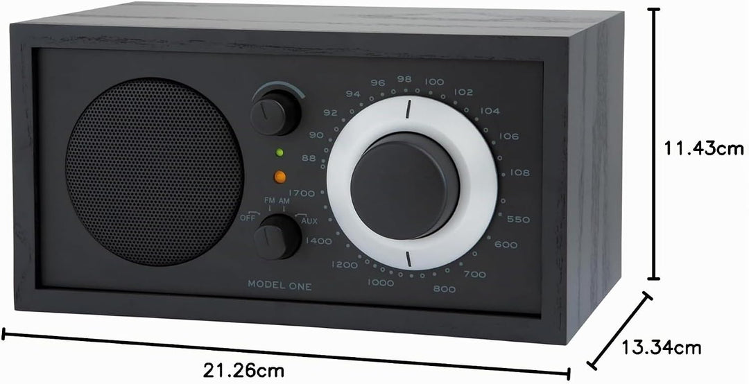 Tivoli Audio Model One UKW-/MW-Radio (Schwarz / Schwarz / Silber) black, black