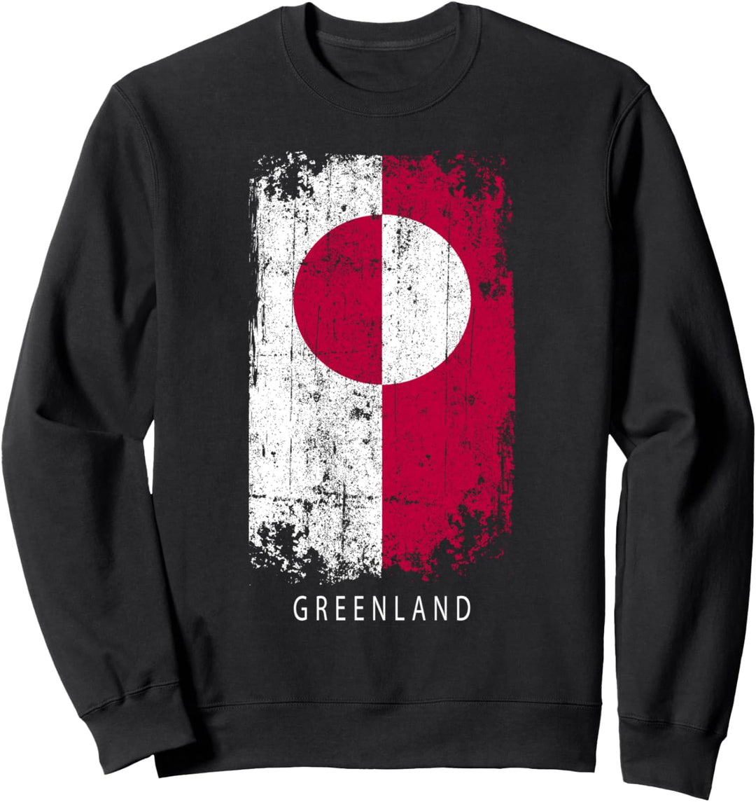 Grönland-Souvenir-Design – Länderflagge Grönland Sweatshirt